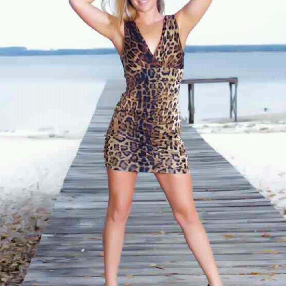 Cheetah print Dress